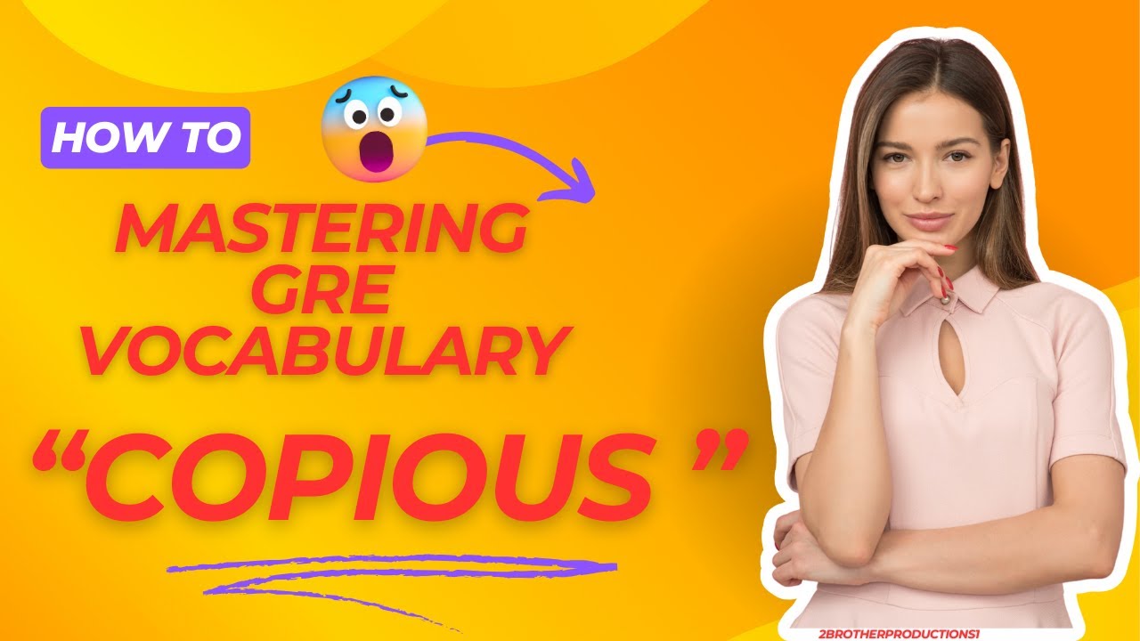 Copious Master GRE Vocabulary