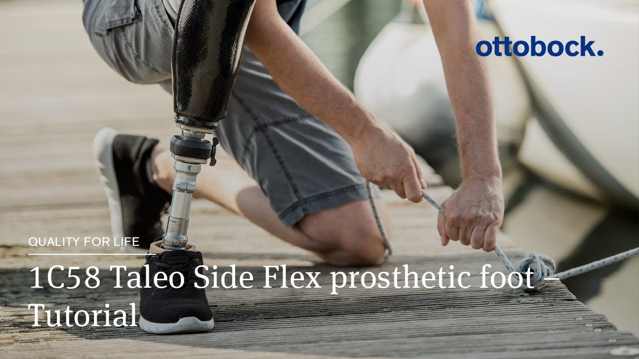 1C58 Taleo Side Flex prosthetic foot - Tutorial | Ottobock