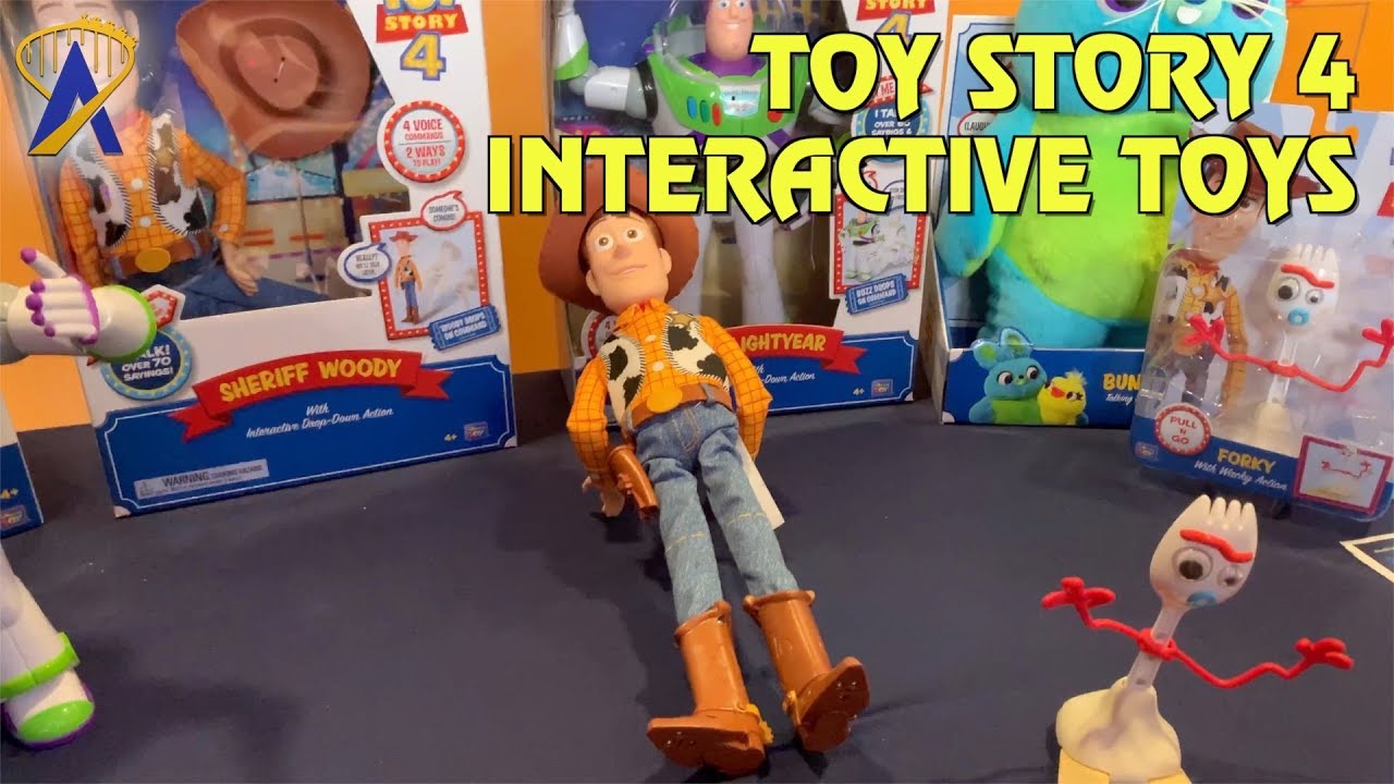 Toy Story 4 interactive toys fall down when told 