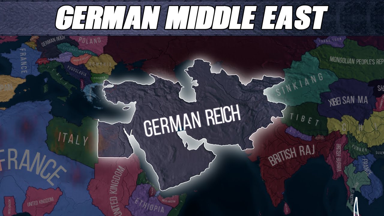 [HOI4] WW2 - Germanic Middle East - HOI4 Timelapse
