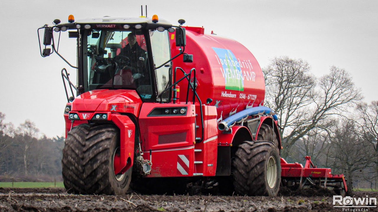 Slurry injection - New Vervaet Hydro Trike 5x5 - Bouwland bemesten - Mestseizoen 2021 - Wemekamp