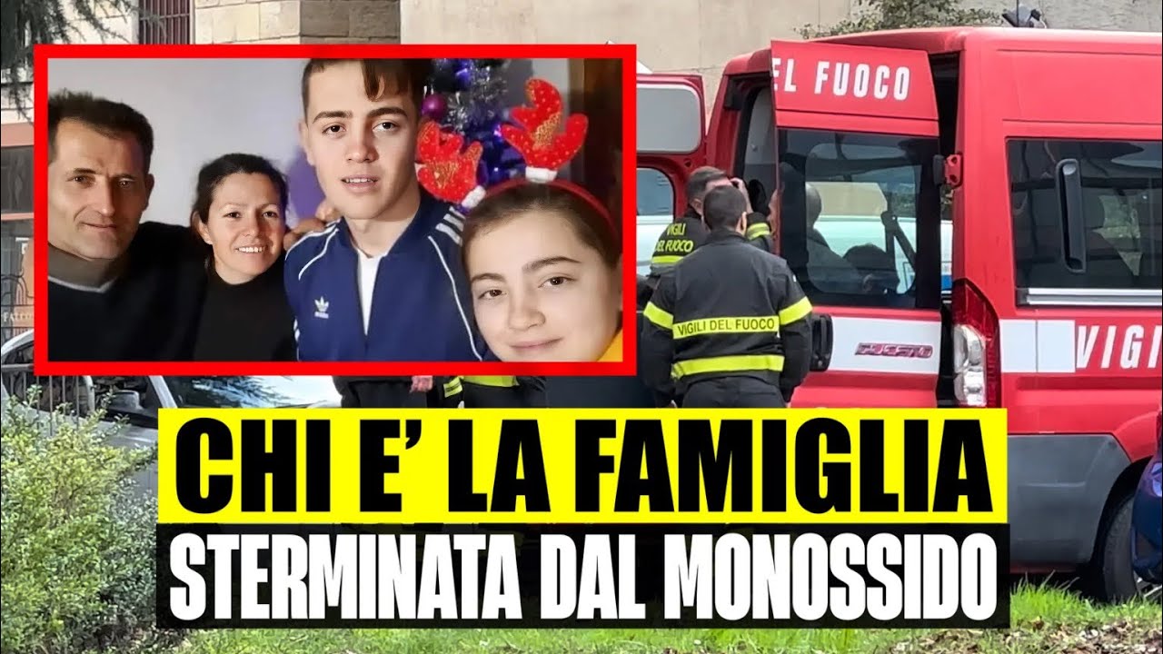 CHI E' LA FAMIGLIA STERMINATA DAL MONOSSIDO DI CARBONIO A PORCARI: ECCO COSA È SUCCESSO