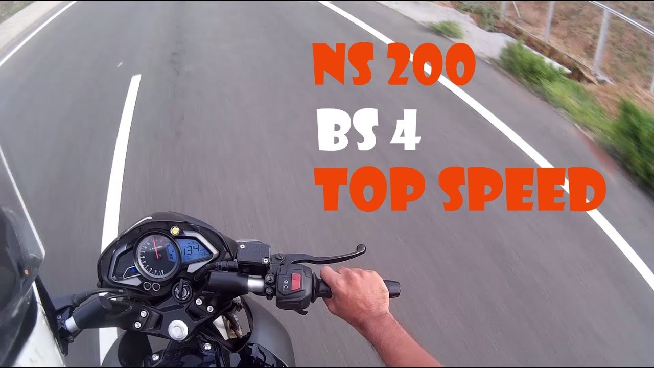 Bajaj Pulsar NS 200 Top Speed | BS4 | 2017