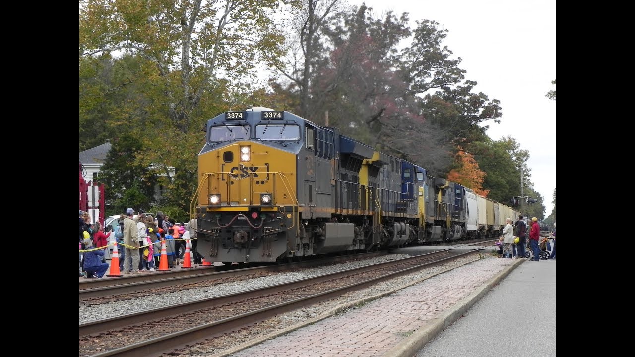 {HD} Ashland Train Day 2017 | 20+ TRAINS 11-4-17