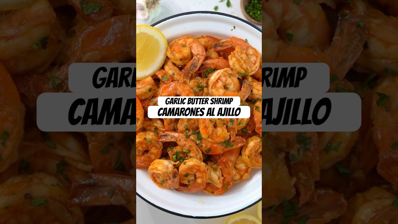 Camarones al Ajillo 🍤 (Quick Classic Recipe) #camarones #shrimprecipe