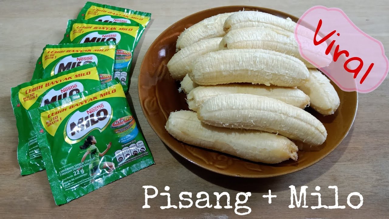 Viral l Olahan Pisang + Milo  jadi cemilan Super Enak, Langsung Habis Dalam Sekejap