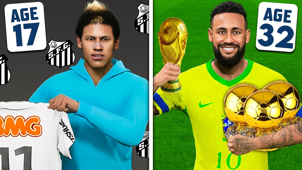 I Replayed The Career Of Neymar