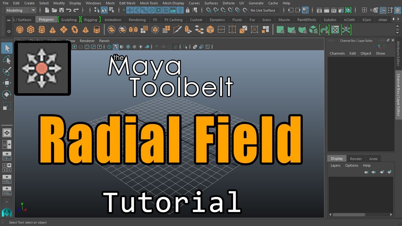 The Maya Toolbelt - Radial Field