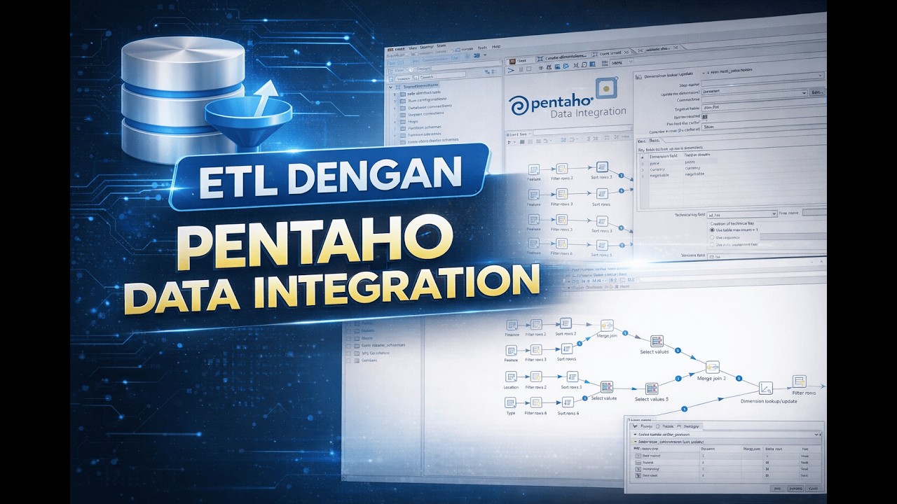 #10 ETL DENGAN PENTAHO DATA INTEGRATION (EPS 5)