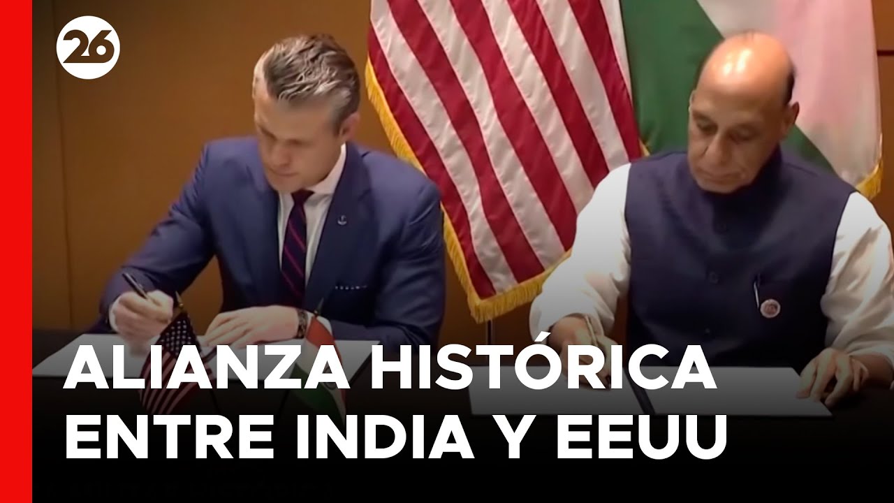 🤝 ALIANZA MILITAR HIST&Oacute;RICA: EEUU e INDIA FIRMAN un ACUERDO de DEFENSA por 10 A&Ntilde;OS