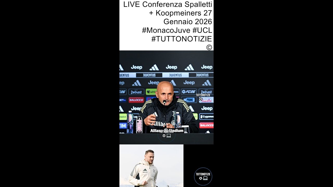LIVE Conferenza Spalletti + Koopmeiners 27 Gennaio 2026 