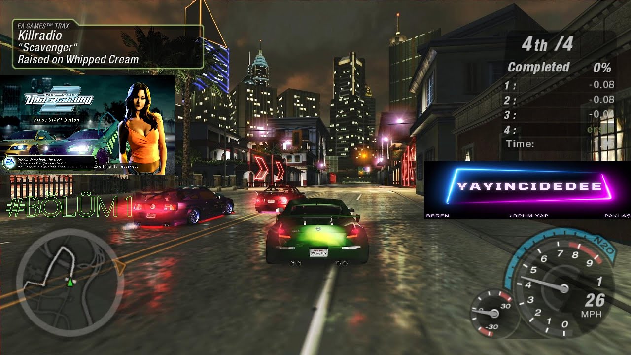 YENİ GELMEDİK GERİ GELDİK NEED FOR SPEED UNDERGROUND 2 BÖLÜM 1