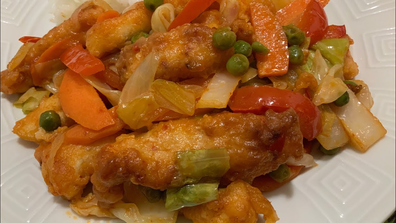 Peitinho de Frango Frito com Legumes ....receita fácil rápida e deliciosa....Chicken Stir Fried