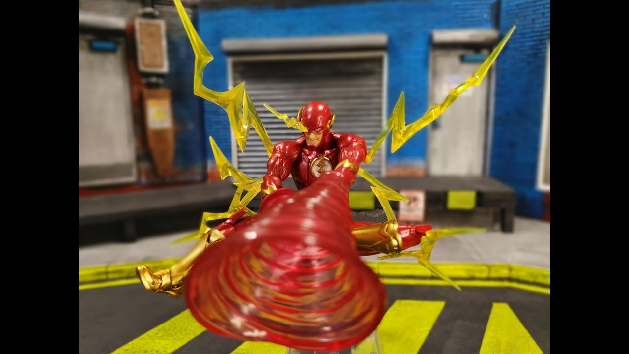 REVOLTECH The Flash Amazing Yamaguchi 1/12 action figure Unboxing & REVIEW (Bonus item) #dc