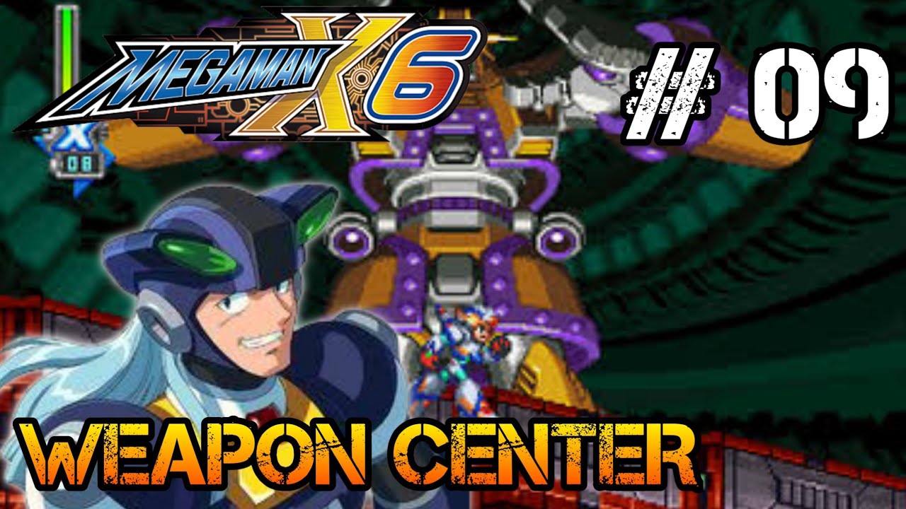 Mega Man X6 - Weapon Center(1) 100% detonado e salvando 128 Reploids - Parte 9