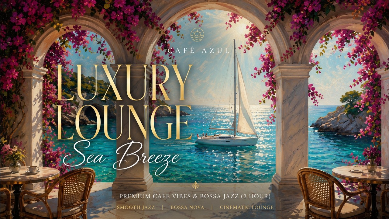 2 Hours Smooth Jazz & Bossa Nova | Mediterranean Lounge – Premium Café Vol. 03