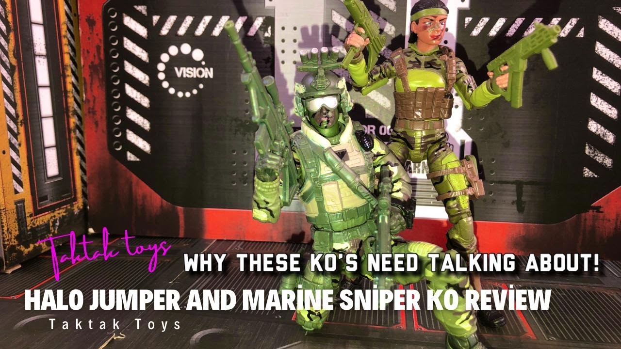 Double KO! GI Joe Classified Ali Express Halo Jumper and Marine Sniper KO review! #gijoeclassified