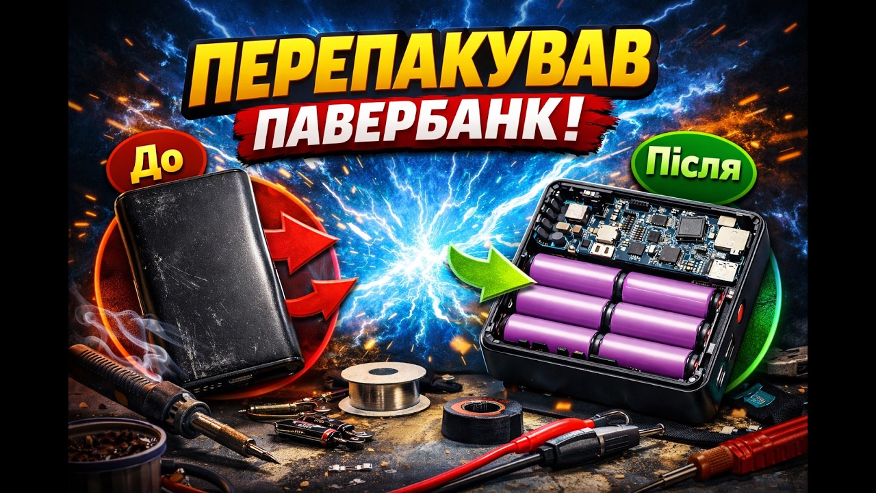 🔋 НОВЕ ЖИТТЯ СТАРОГО ПАВЕРБАНКУ
