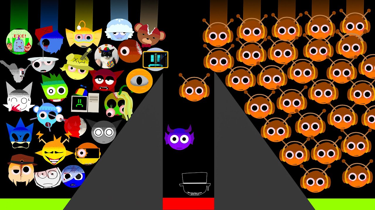 Sprunki Oren vs Sprunki Phase 2 Team Marble Race Tournament In Algodoo — Who Will Win?