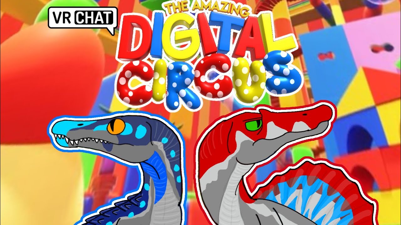 (VRChat/gameplay) dois dinossauros no circo digital - parte 1
