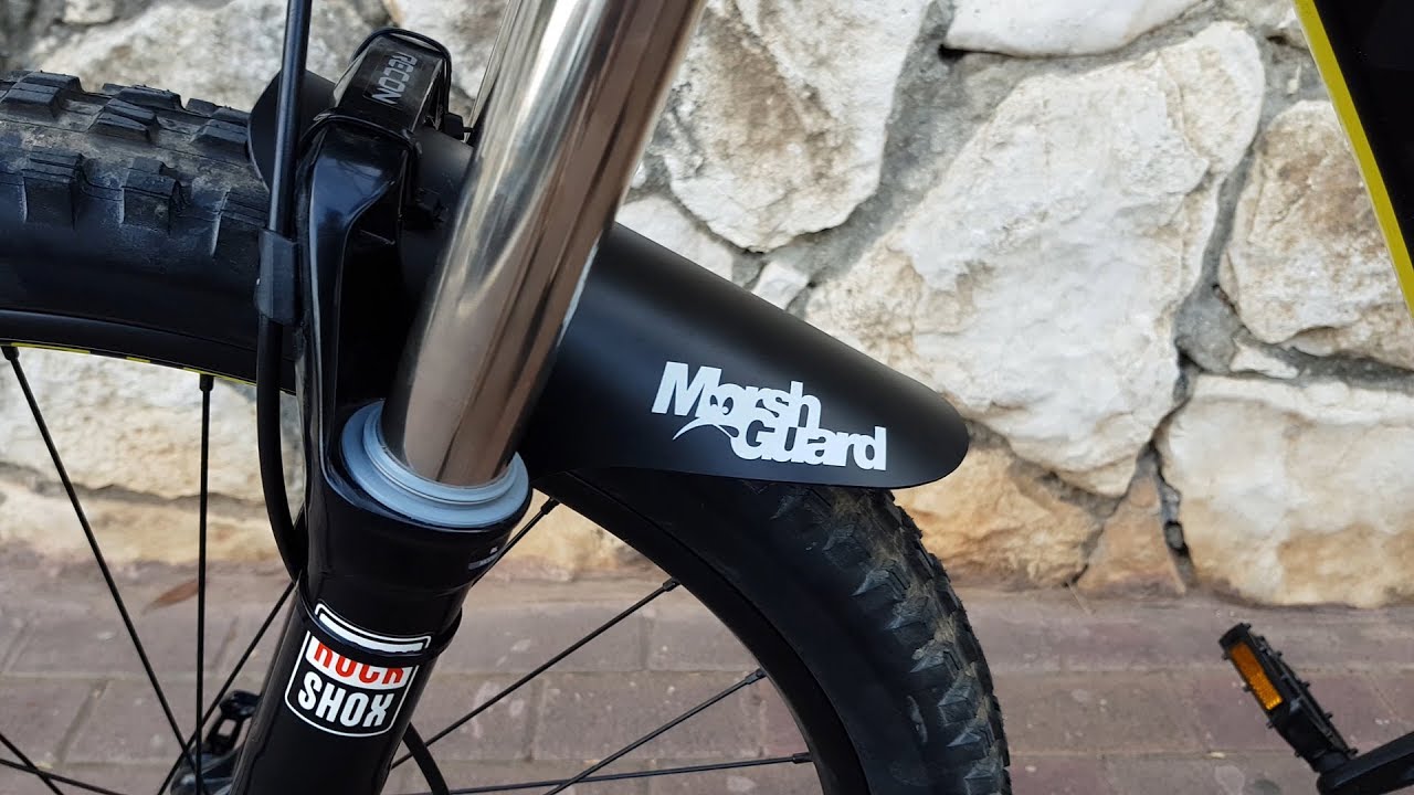 Installing Marsh Guard Front Bicycle Fender Mudguard