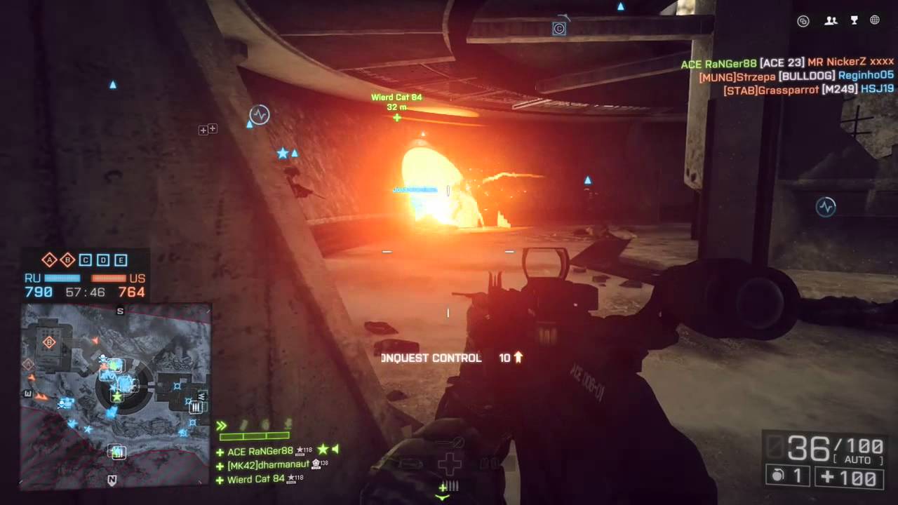 Battlefield 4 Prone kills