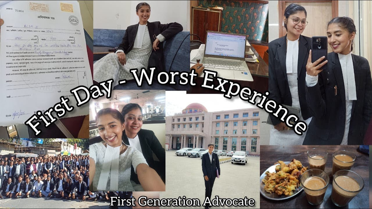 First Day was soo horrible for Us as a Law Fresher /Intern/ First Generation Lawyer🥲 @sehari_pahadan