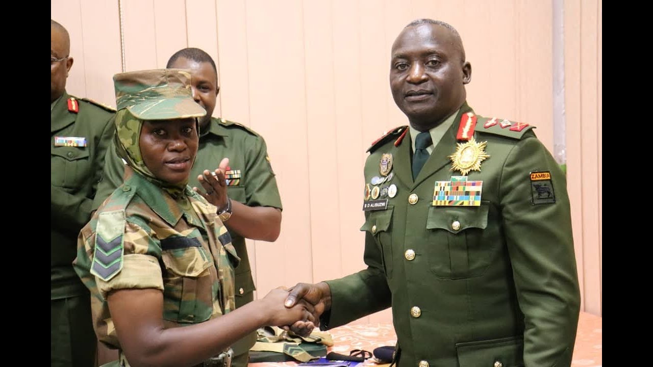 Celebrating the brave and courageous Zambia Army women in uniform