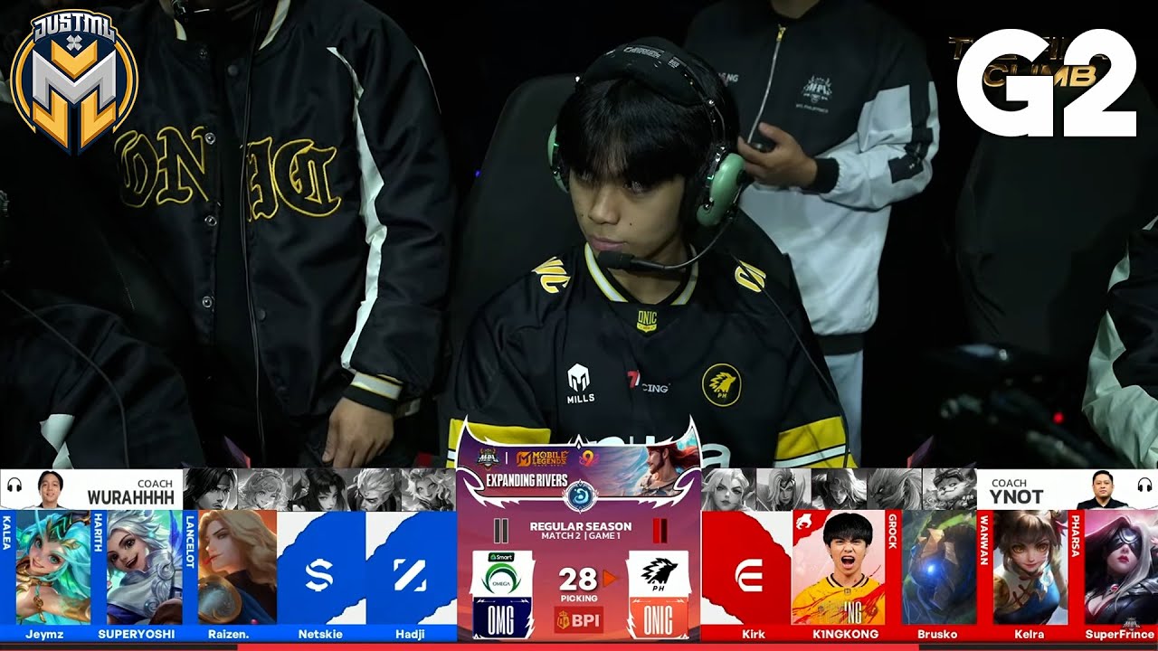 ONIC VS OMG GAME 2 | WEEK 8 DAY 1 | MPL PH SEASON 16