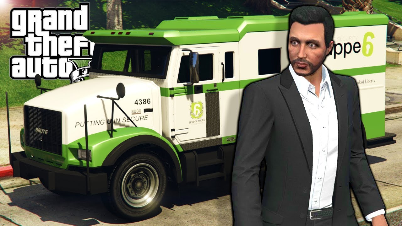 Armored Car Heist Ends in Disaster in GTA 5 Online! - GTA V Funny Moments