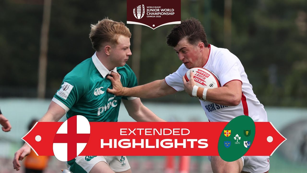 PURE CLASS 👏 | England v Ireland | World Rugby Junior Championship 2026 | Extended Highlights