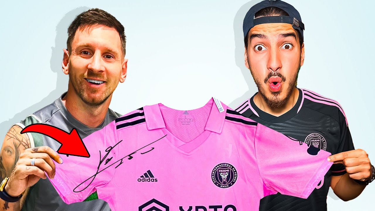 Messi Signed My Jersey !
