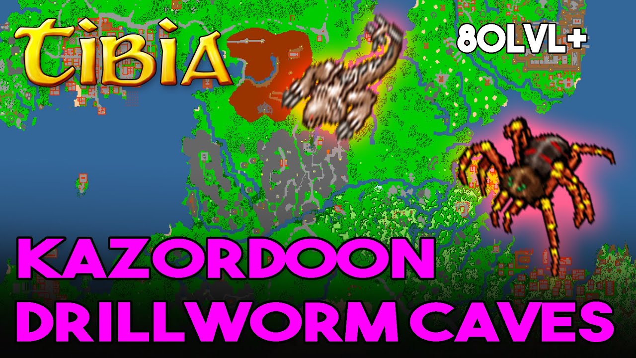 DOBRY EXP NA FACC - Tibia - Kazordoon Drillworm Caves