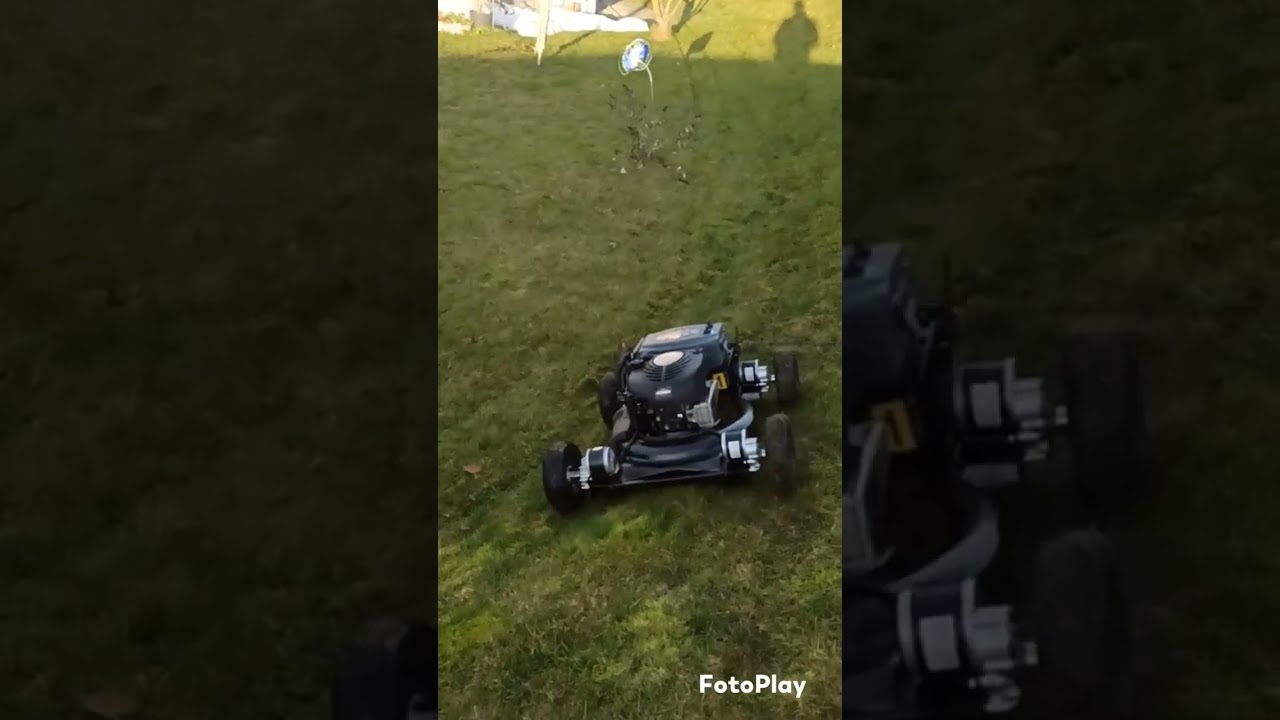 Remote Controlled Lawn Mower DIY, Ferngesteuerter Rasenmäher DIY