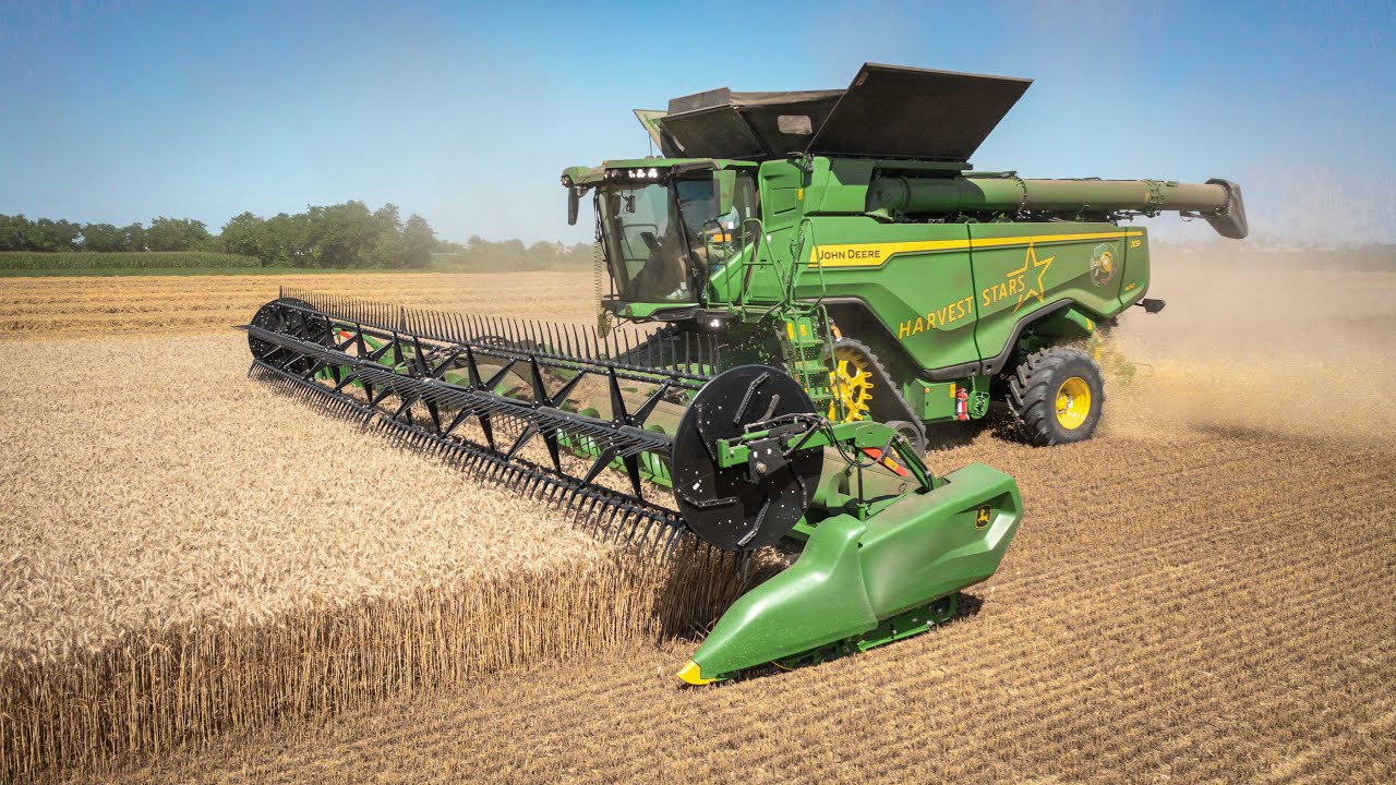 Первый John Deere X9 1100 в Италии - молотилка производительностью 100 т / час | Звезды урожая