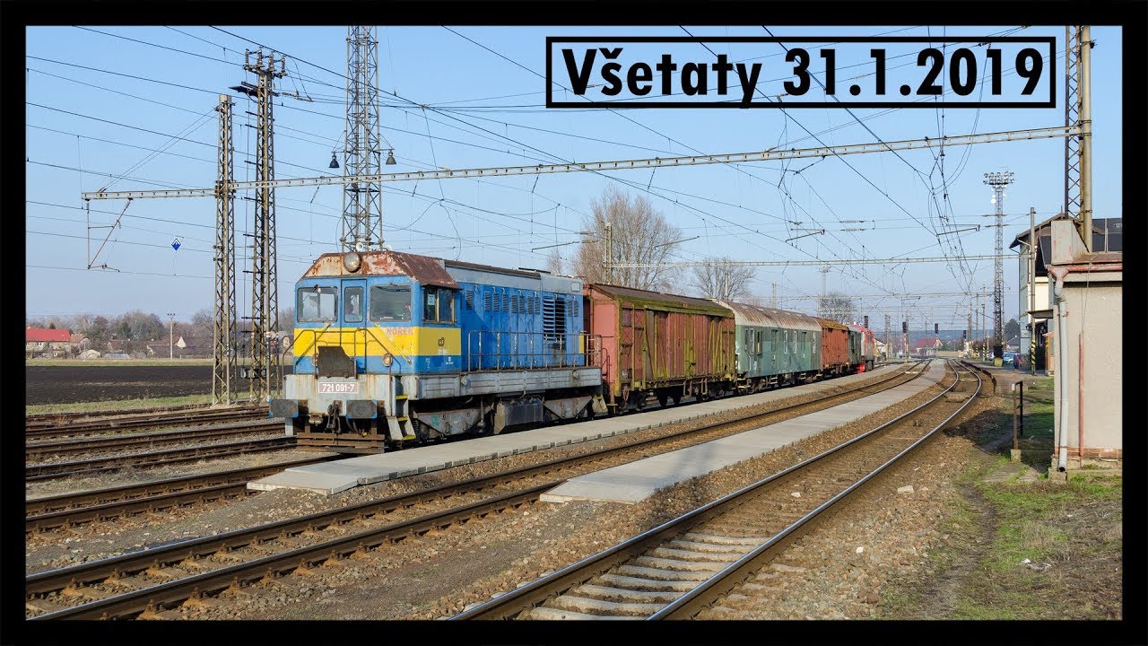 Vlaky Všetaty 31.1.2019