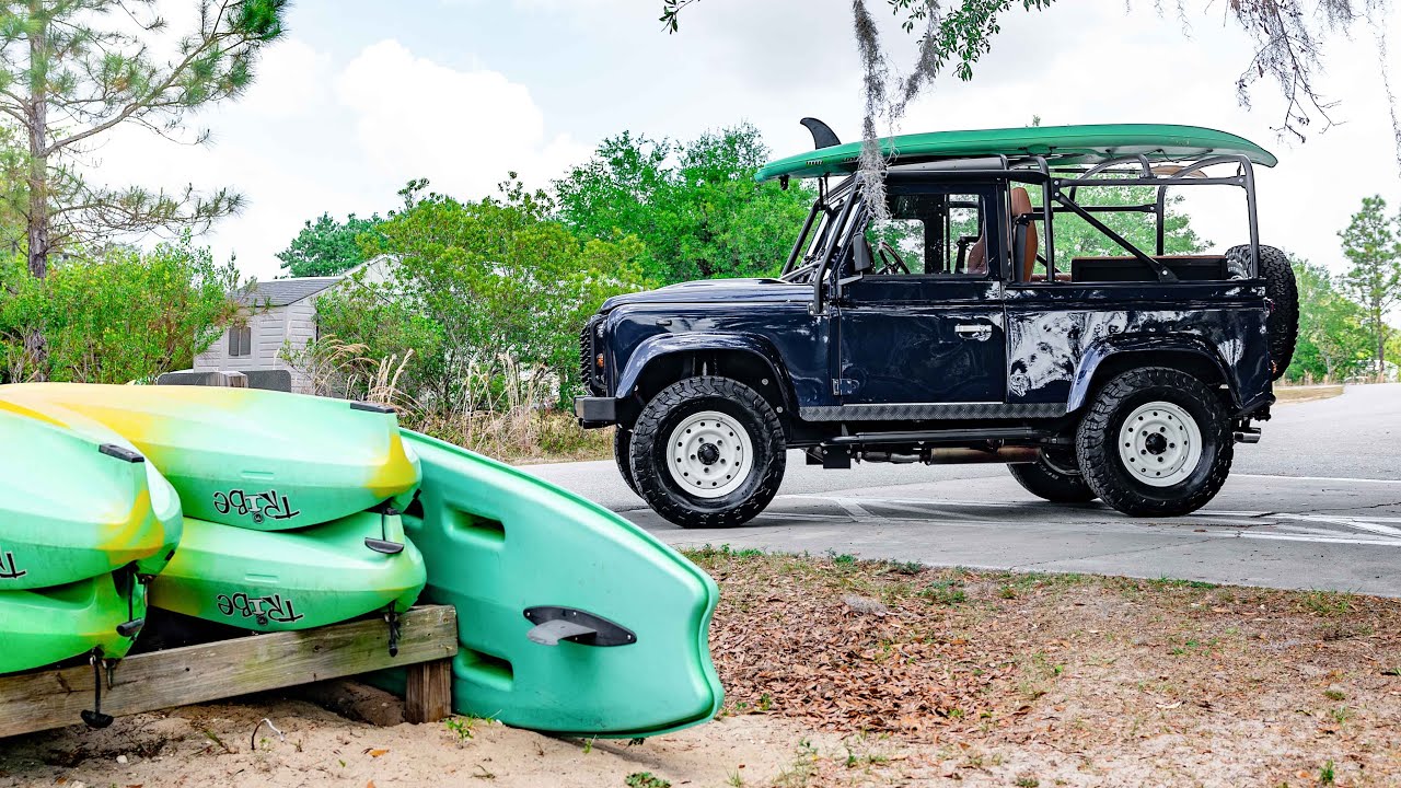 Fully RESTORED Land Rover DEFENDER 90 Soft Top with 6.2 L92 Engine | ECD Automotive Design