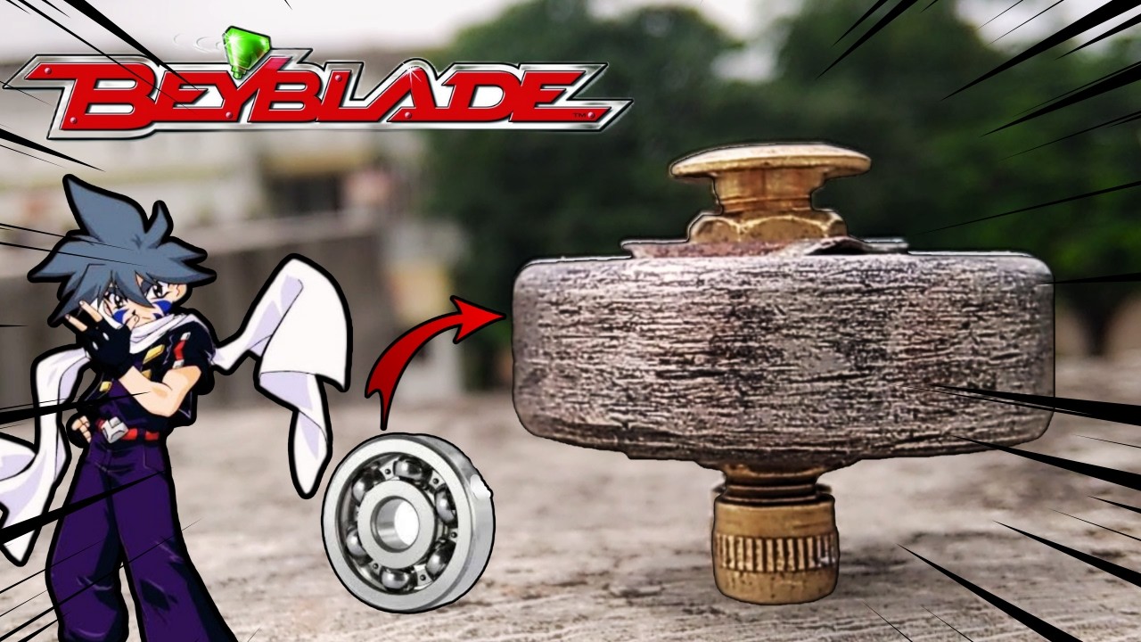 How to Make a Sparking🔥Beyblade from Bearing|how to make Beyblade 