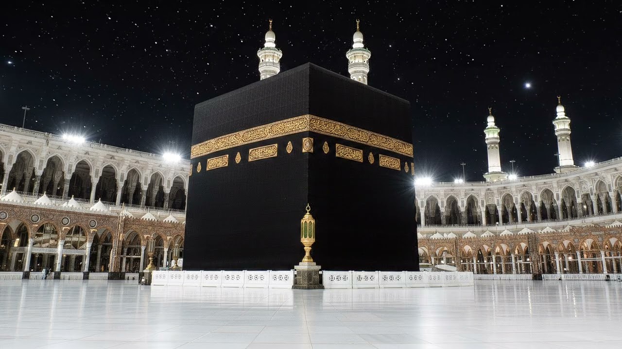 Kabaa Starry Night | Mecca Stillness Holy Site TV Frame 2 hour