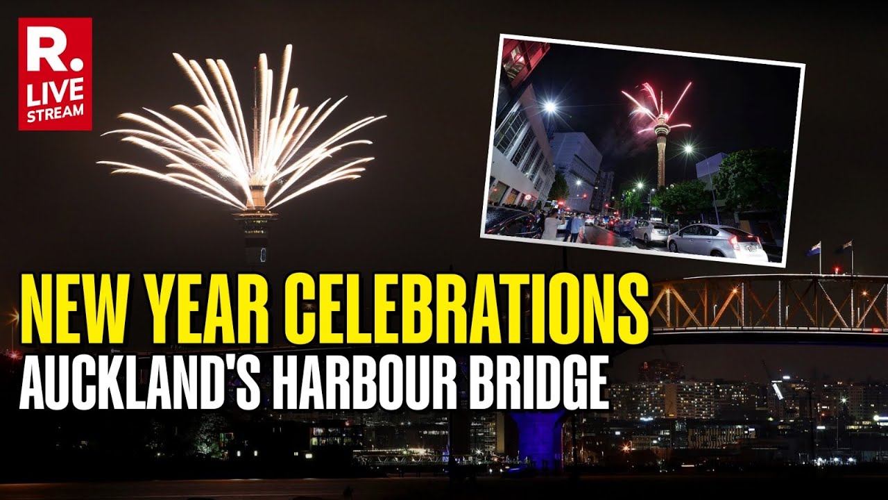 Auckland Welcomes 2026 with Fireworks at Harbour Bridge | New Year Celebrations 2026 | Republic LIVE