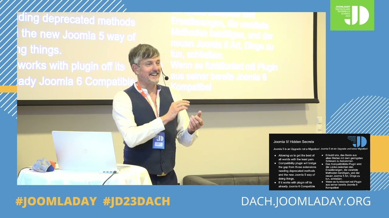 JD23DACH  - Exploring all the new hidden secrets in Joomla 5 [EN]