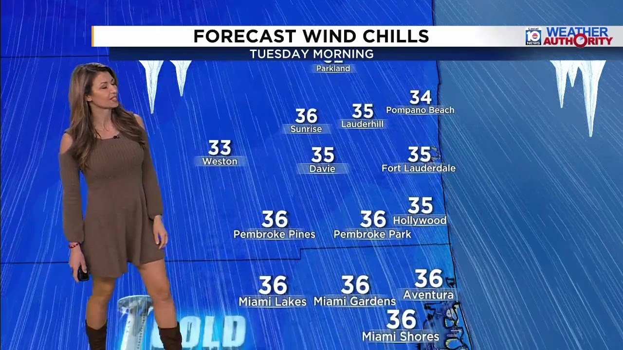 Cold weather advisory in effect in South Florida