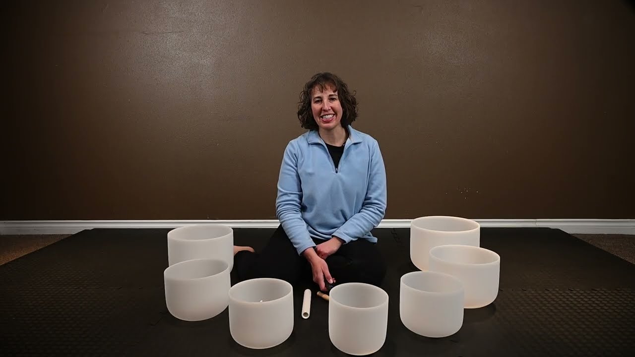 5 minute gentle sound bath to relieve stress and reduce anxiety and lower tension
