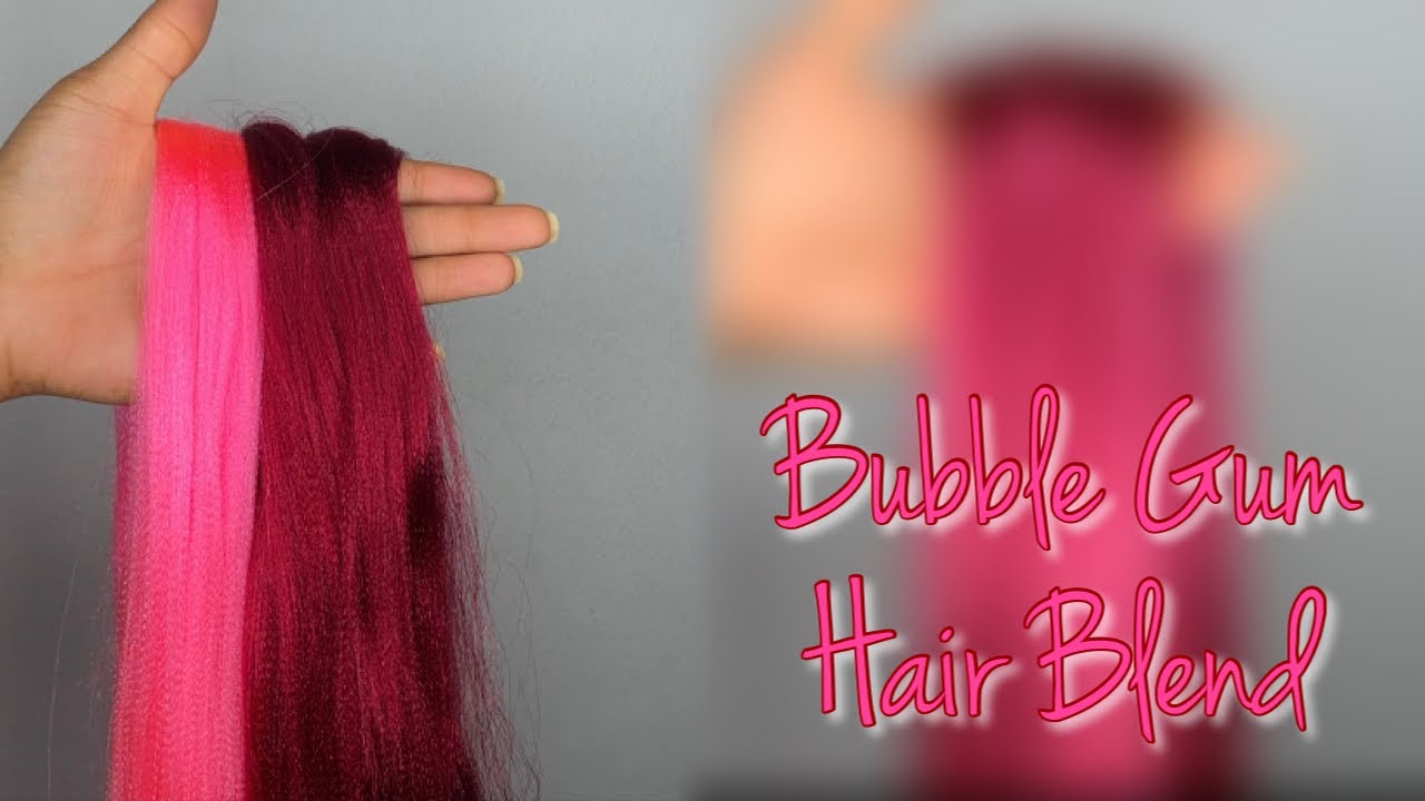 Custom Color Braiding Hair Blend | Bubble Gum Blend #46