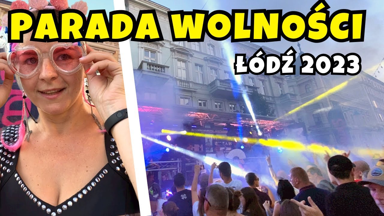 PARADA WOLNOŚCI 2023! Łódź Piotrkowska! Przemarsz pod klub Wytwórnia | Hotel Hilton