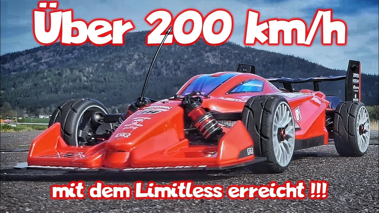 Wir haben es geschafft! Der Limitless fährt über 200 km/h schnell.