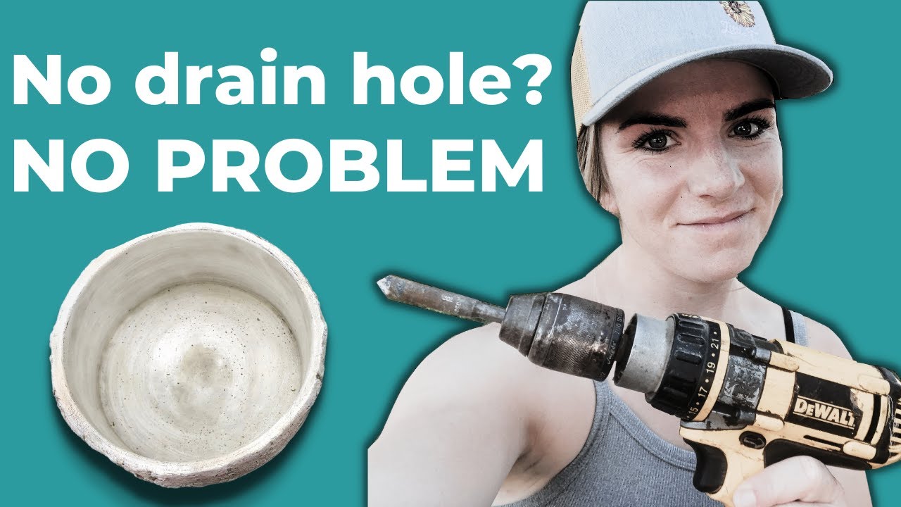 How to Easily Drill Your Own Drain Hole