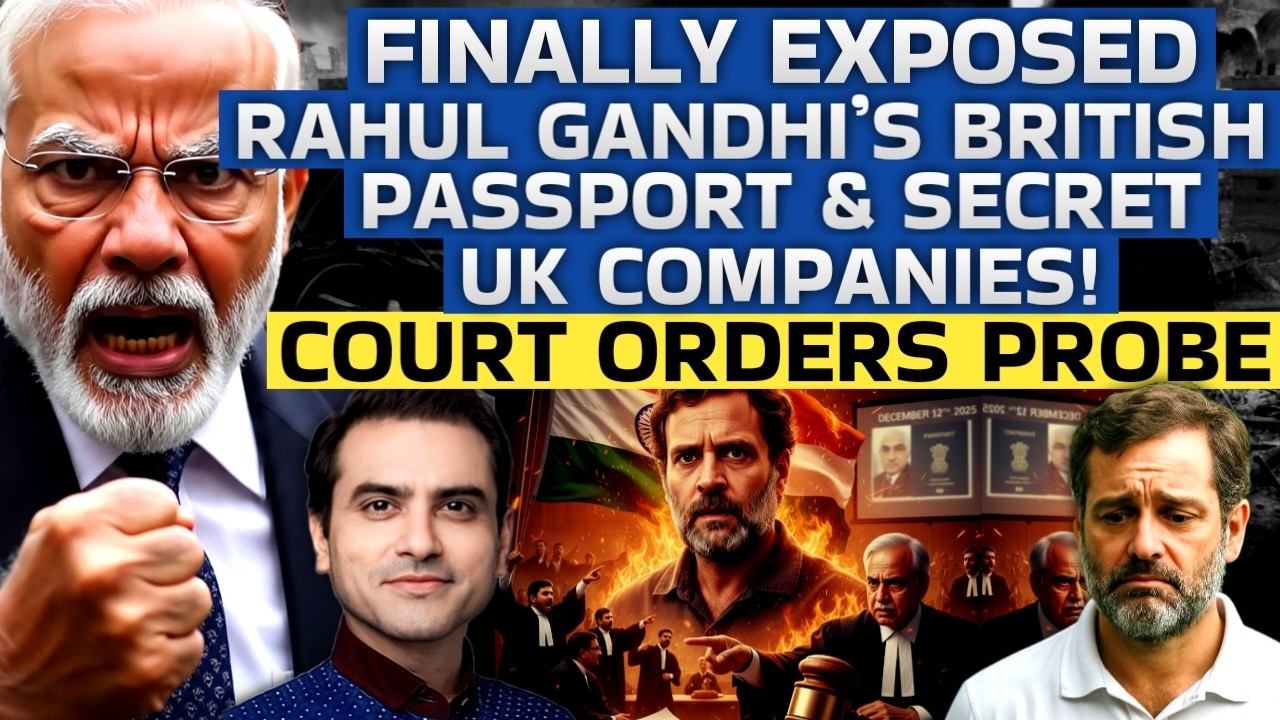 RAHUL GANDHI ARREST? ​GAME OVER: Proof of British Citizenship Submitted! | CWSJ-2803 | Sumeet Jain
