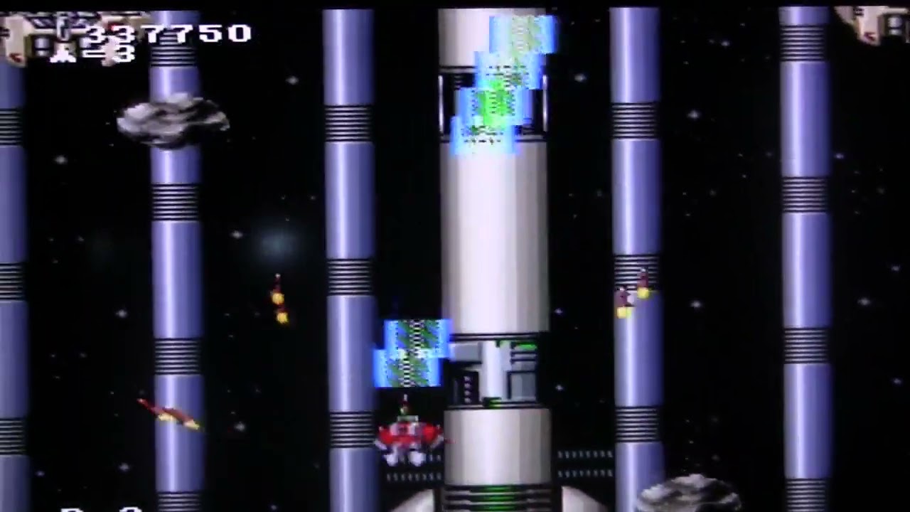 雷電伝説（昭和の王道ゲーム）ステージ6