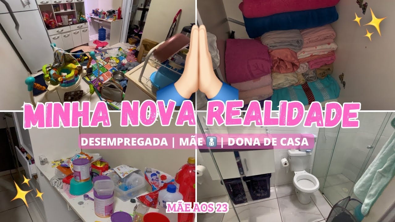 FUI DEMITIDA 😨 || FAXINA NA CASA TODA APÓS 15 DIAS SEM LIMPAR 